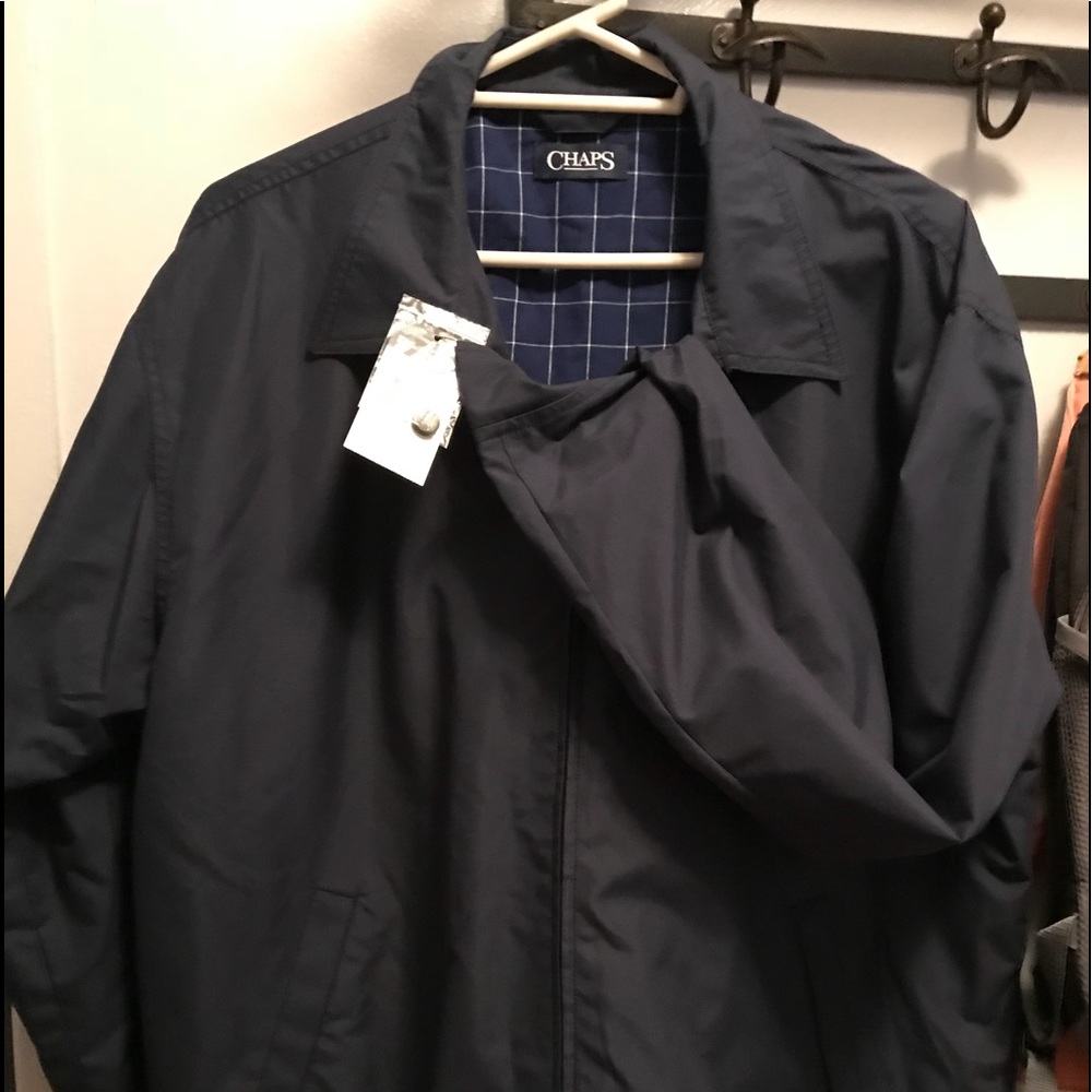 NWT Chaps men’s navy golf jacket